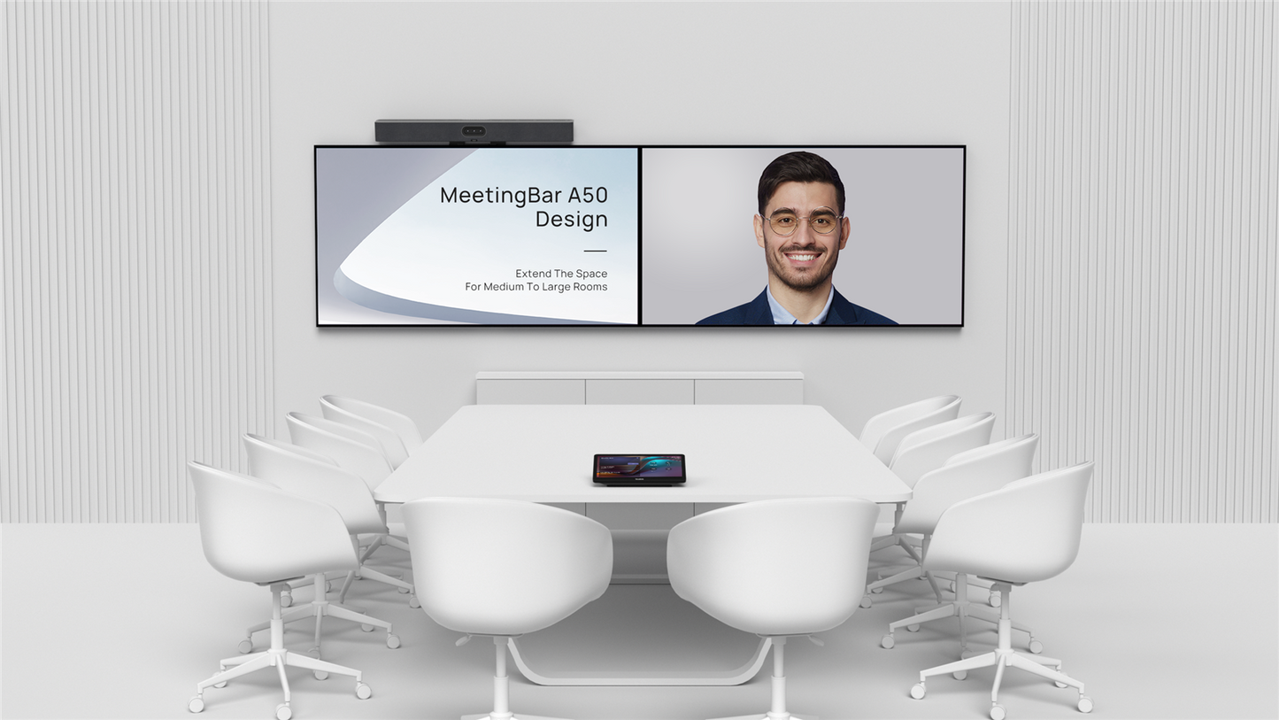 Yealink A50-031 MeetingBar – Microsoft Teams Rooms för medelstora till stora rum (inkl. CTP25)