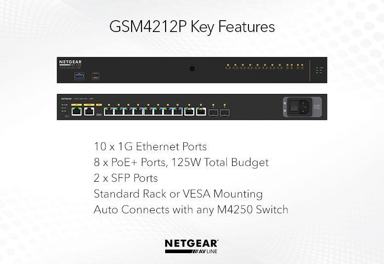 Netgear M4250-10G2F-PoE+