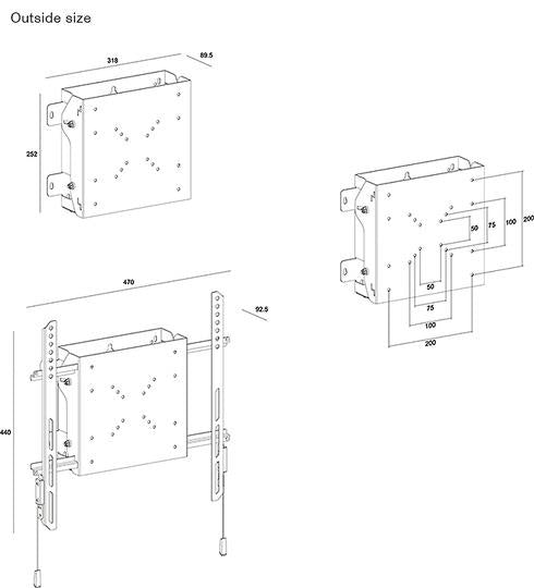 Multibrackets M PC Media Box/Digital Signage Box