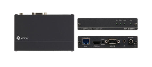 Kramer TP-580R – HDBaseT HDMI-mottagare med USB och RS-232